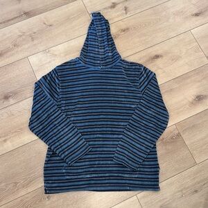 O’Neil Striped Gray Pullover Hooded Men’s XL